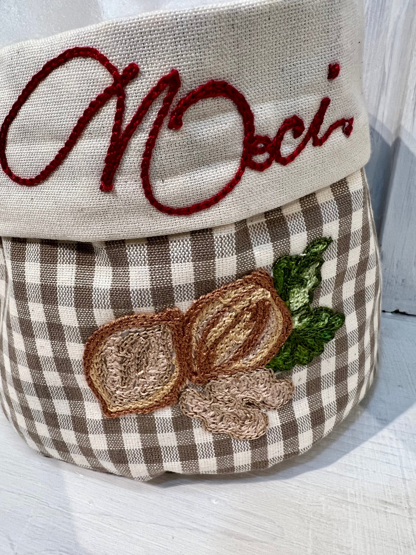 Cestino per la frutta secca - Fatto a mano con decorazione personalizzabile - Piacevolmente Country di Rosi Maria Cristina